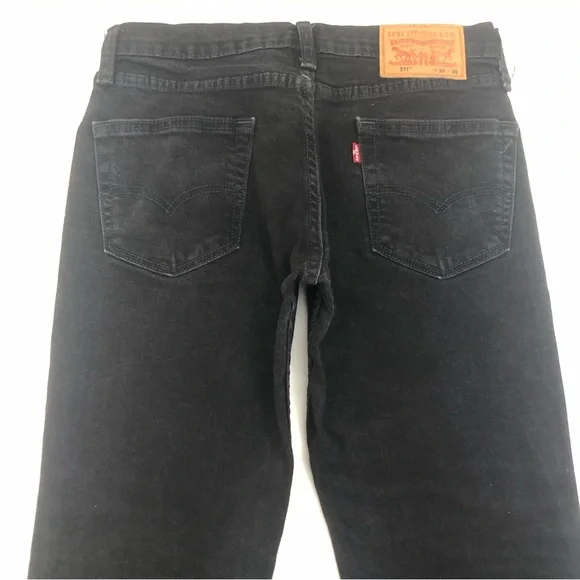 LEVIS 511 Sz 29 Faded Black Jeans - Picture 7 of 16